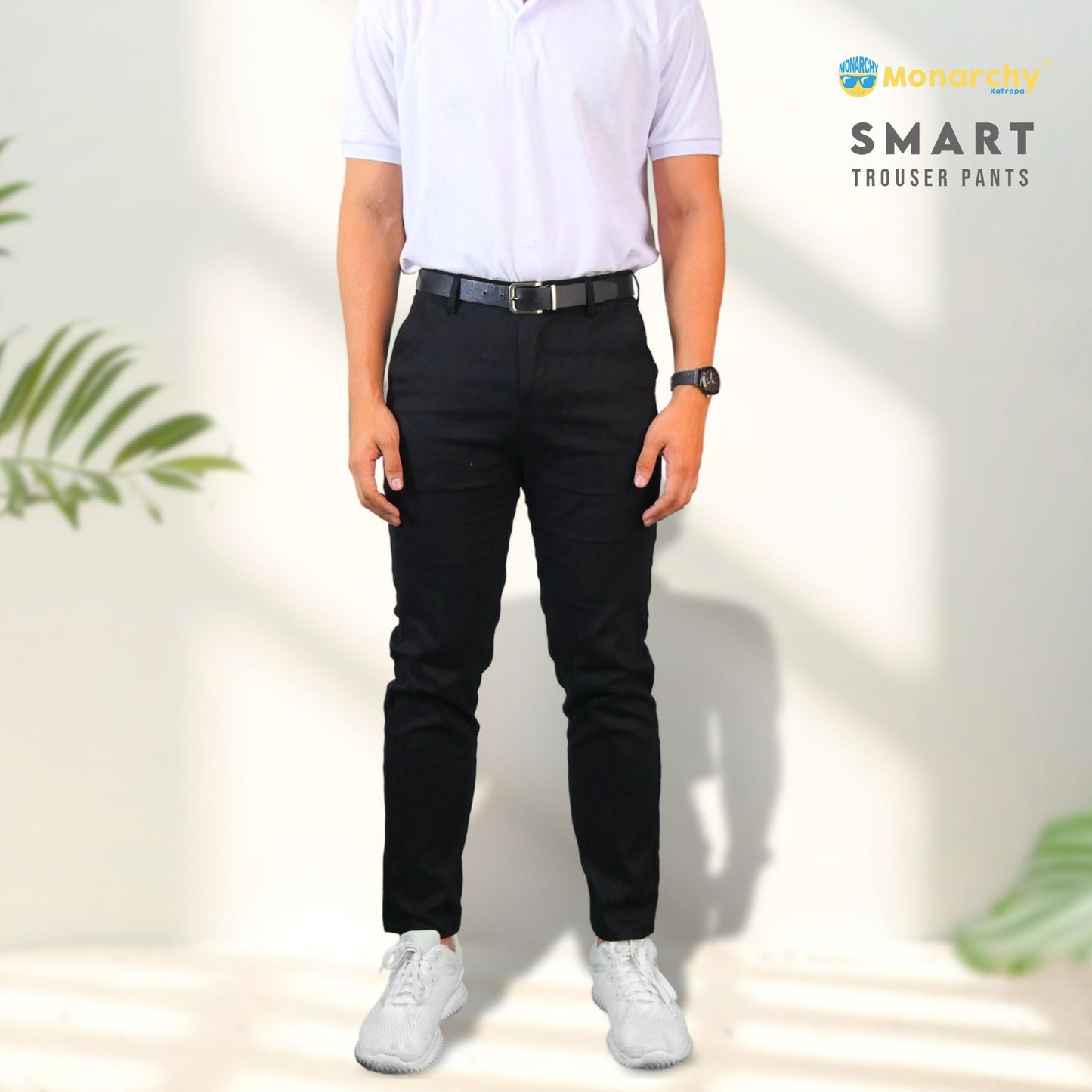Monarchy Official Smart Trouser Pants  I High Quality Fashion Men’s Straight Cut Trouser Pants