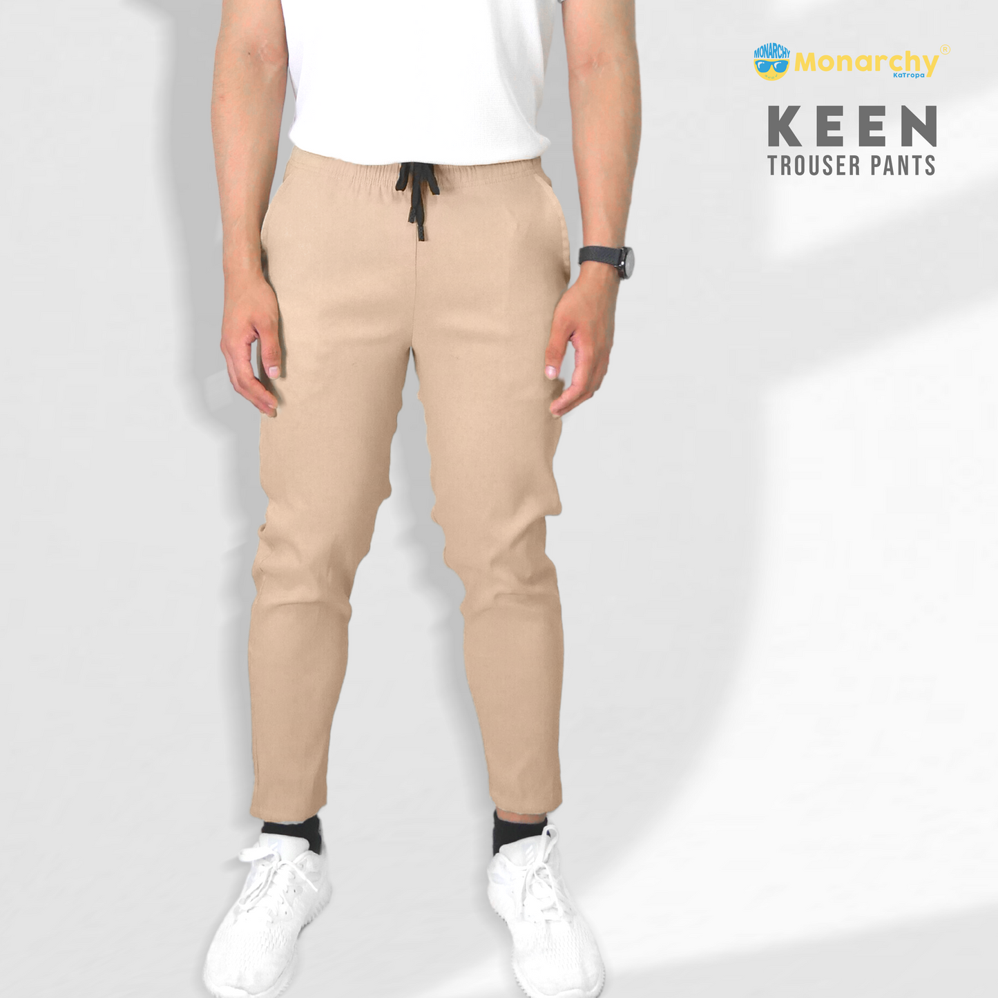 Monarchy Official KEEN Trouser Pants I High Quality Fashion Men’s Stretchable Straight Cut Trouser Pants