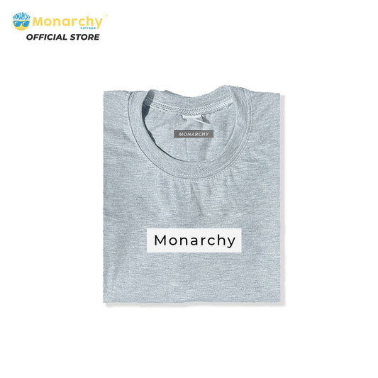 Monarchy Twisted Gray Shirt with Different Logo tee Versions for Men and Women | Shirts Tshirts