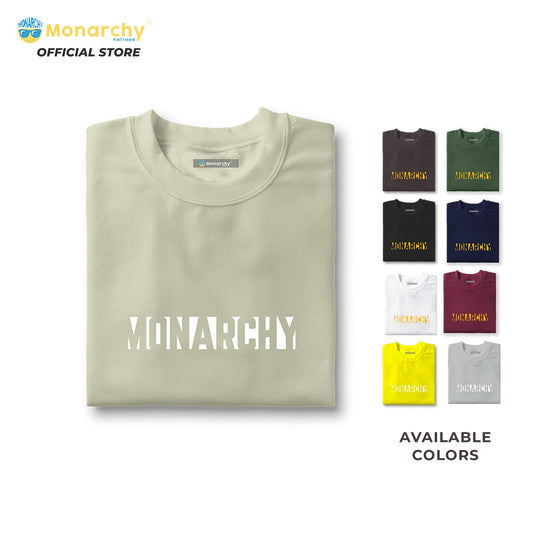 Monarchy EXTENDED Logo Tee Vol. 4 | Shirts T-Shirt Tshirt for Men and Women | Shirt TShirts Korean